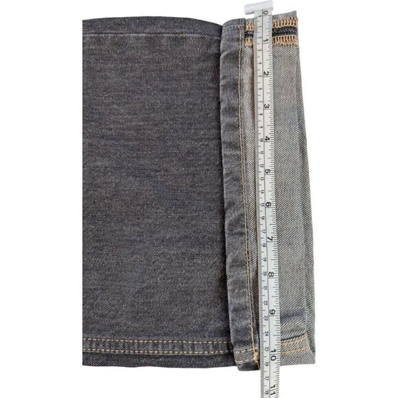 Zara Womens Jeans EU 32 US 0 Blue Mini Fold Up Straight Leg Relaxed 3607/802 NWT - Picture 7 of 16